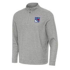 NHL New York Rangers Antigua Subtle Quarter-Zip Sweatshirt