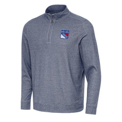 NHL New York Rangers Antigua Subtle Quarter-Zip Sweatshirt