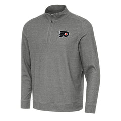 NHL Philadelphia Flyers Antigua Subtle Quarter-Zip Sweatshirt