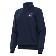 NHL New York Rangers Antigua Women's Victory Quarter-Zip Sweatshirt