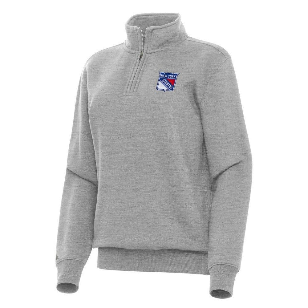 NHL New York Rangers Antigua Women's Victory Quarter-Zip Sweatshirt