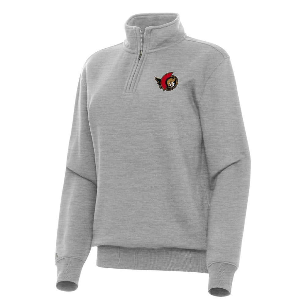 NHL Ottawa Senators Antigua Women's Victory Quarter-Zip Sweatshirt