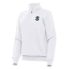 NHL Seattle Kraken Antigua Women's Victory Quarter-Zip Sweatshirt