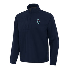NHL Seattle Kraken Antigua Brisk Quarter-Zip Windbreaker