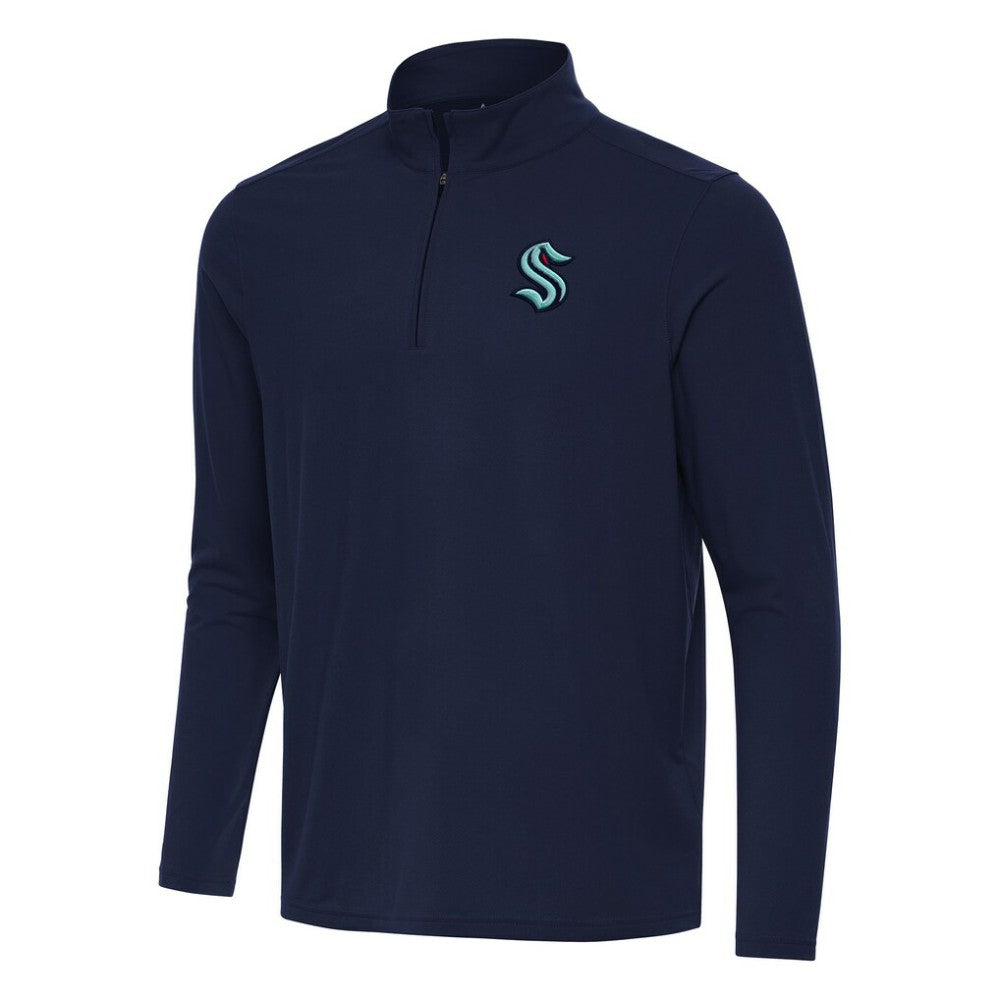 NHL Seattle Kraken Antigua Intent Quarter-Zip Top