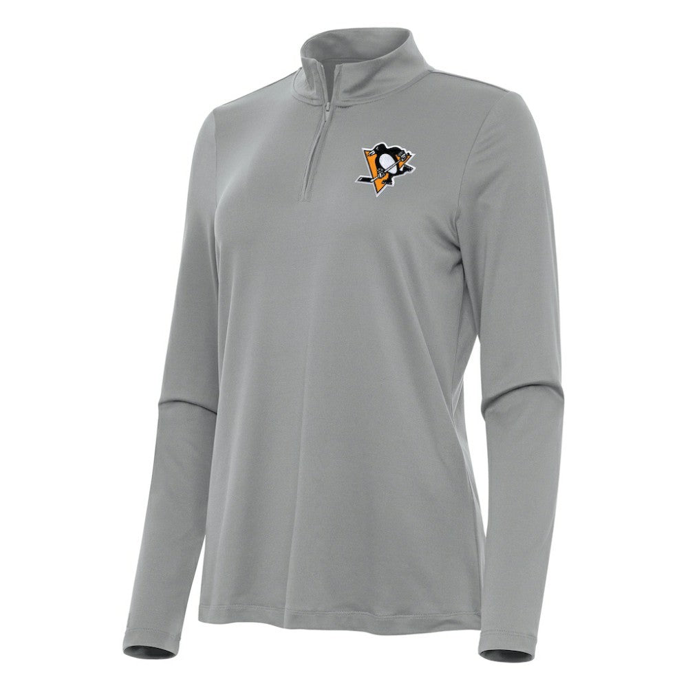 NHL Pittsburgh Penguins Antigua Women's Reprocess Quarter-Zip Top