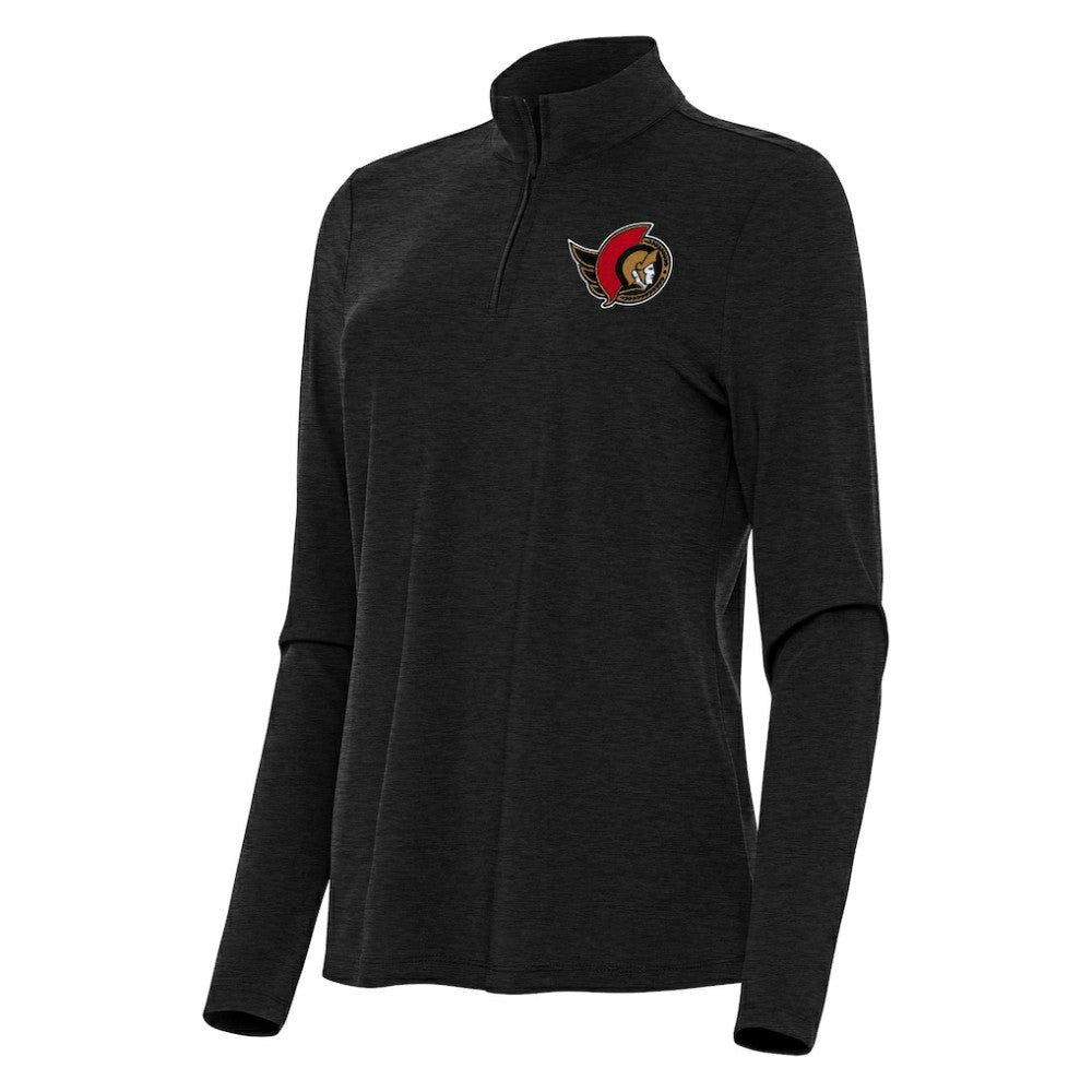 NHL Ottawa Senators Antigua Women's Bright Quarter-Zip Top