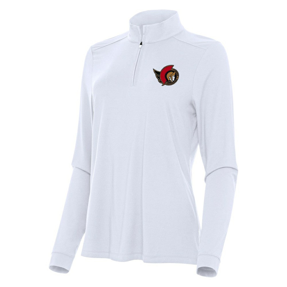 NHL Ottawa Senators Antigua Women's Intent Quarter-Zip Top