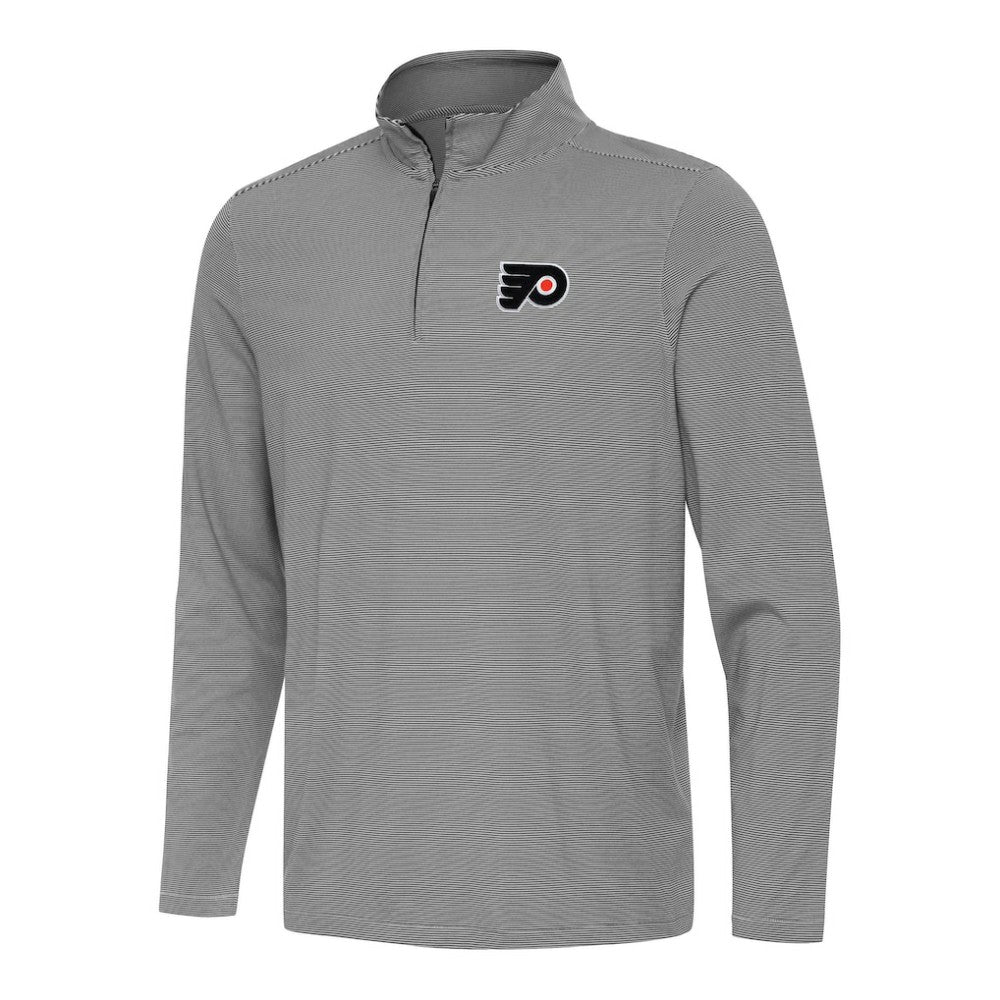 NHL Philadelphia Flyers Antigua Twine Quarter-Zip Top