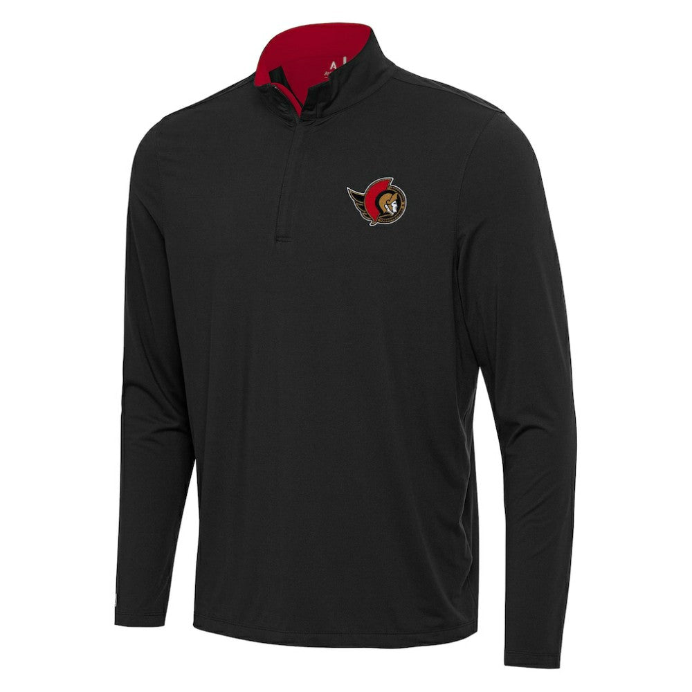 NHL Ottawa Senators Antigua Content Quarter-Zip Pullover Top