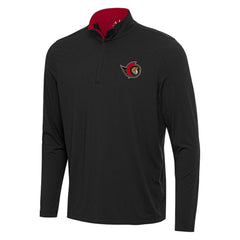 NHL Ottawa Senators Antigua Content Quarter-Zip Pullover Top