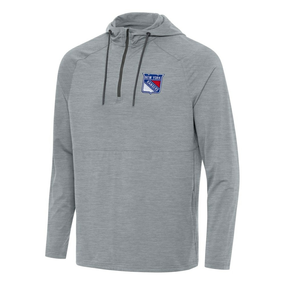 NHL New York Rangers Antigua Spikes Quarter-Zip Hoodie