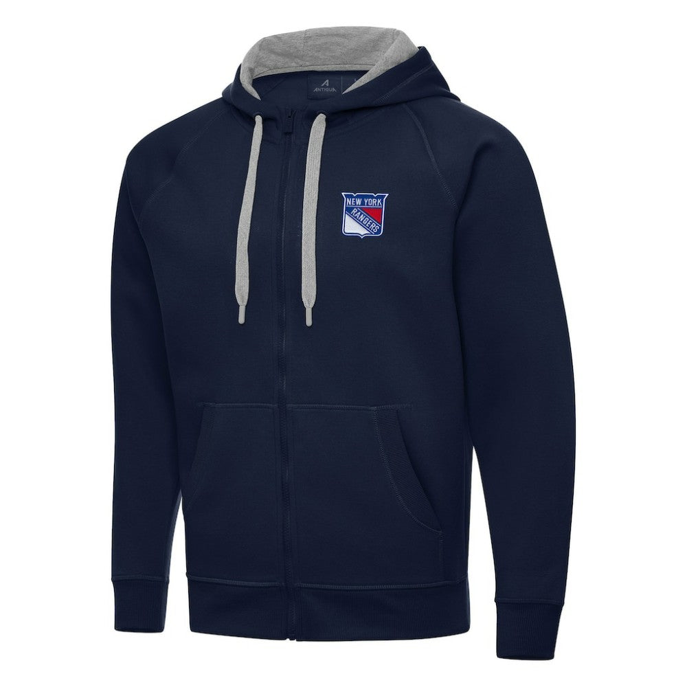 NHL New York Rangers Antigua Big & Tall Victory Full-Zip Hoodie