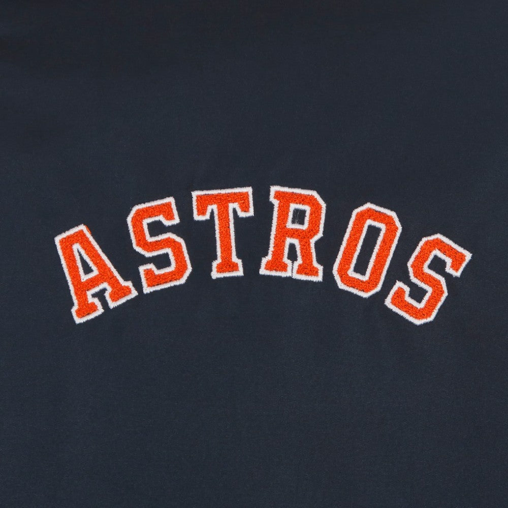 Black Houston Astros JH Design Youth Reversible Fleece Full-Snap Hoodie Jacket