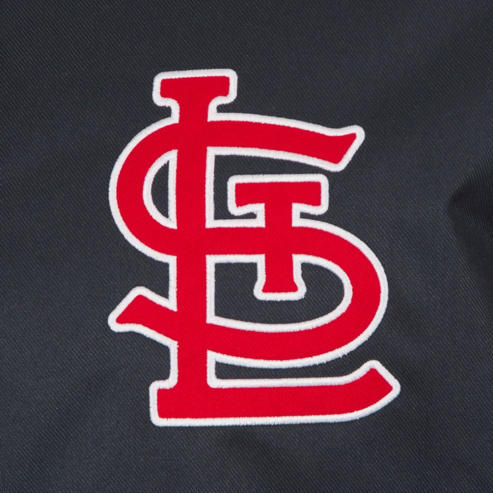 Black St. Louis Cardinals JH Design Youth Reversible Fleece Full-Snap Hoodie Jacket