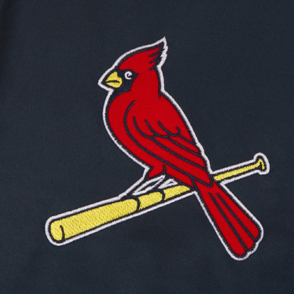 Black St. Louis Cardinals JH Design Youth Reversible Fleece Full-Snap Hoodie Jacket