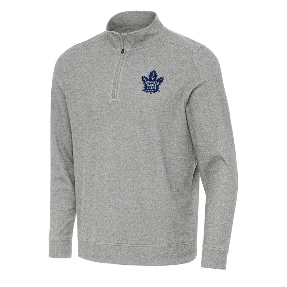 NHL Toronto Maple Leafs Antigua Subtle Quarter-Zip Sweatshirt