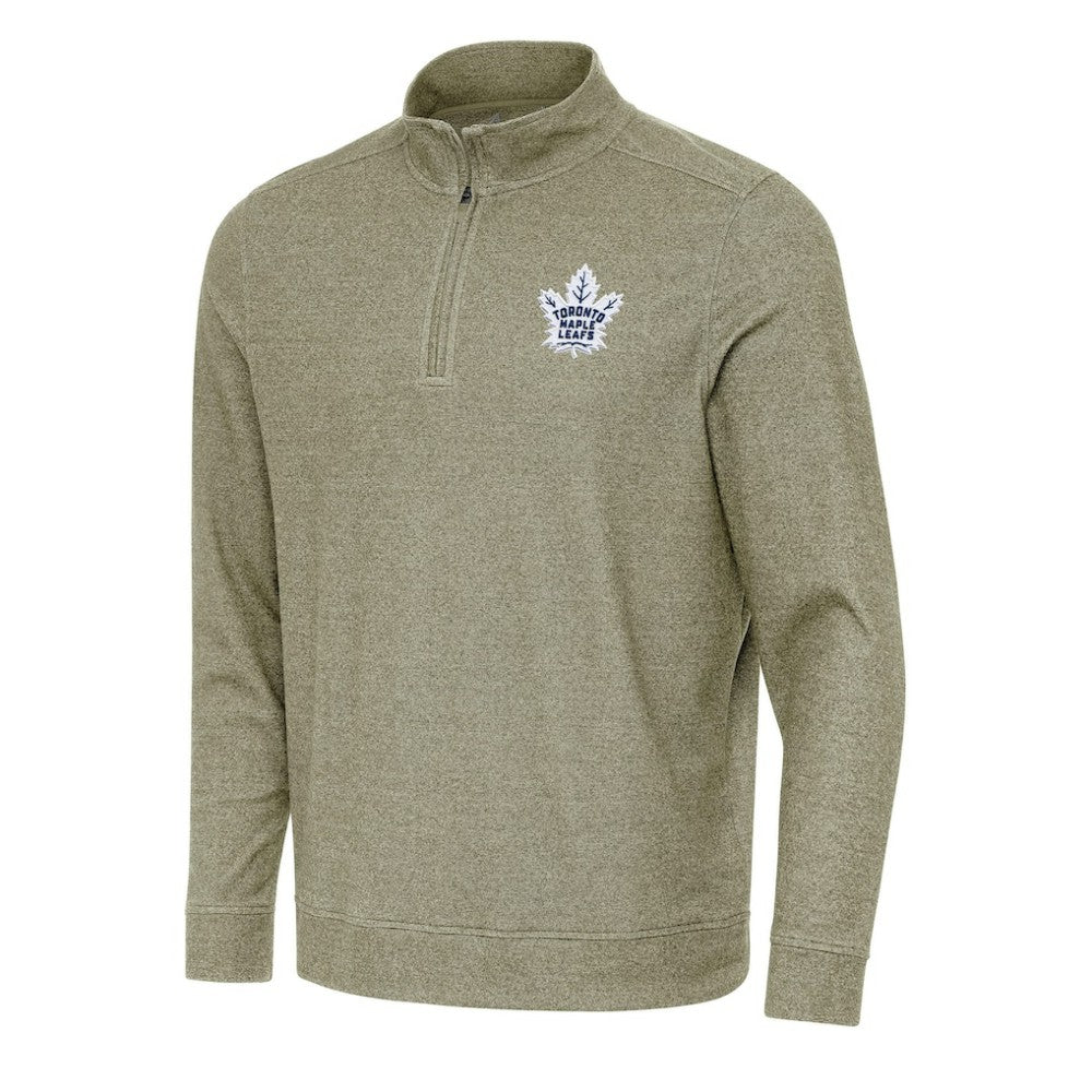 NHL Toronto Maple Leafs Antigua Subtle Quarter-Zip Sweatshirt