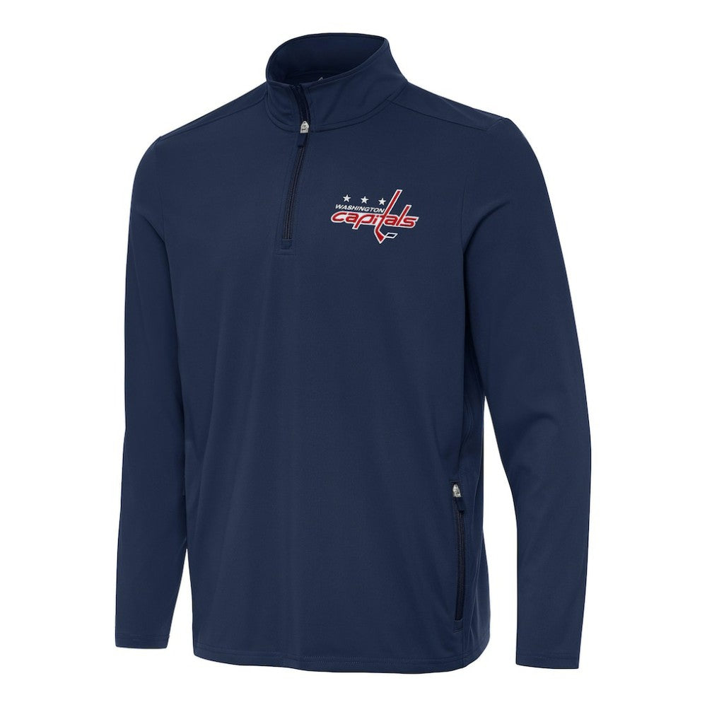NHL Washington Capitals Antigua Perilous Quarter-Zip Sweatshirt