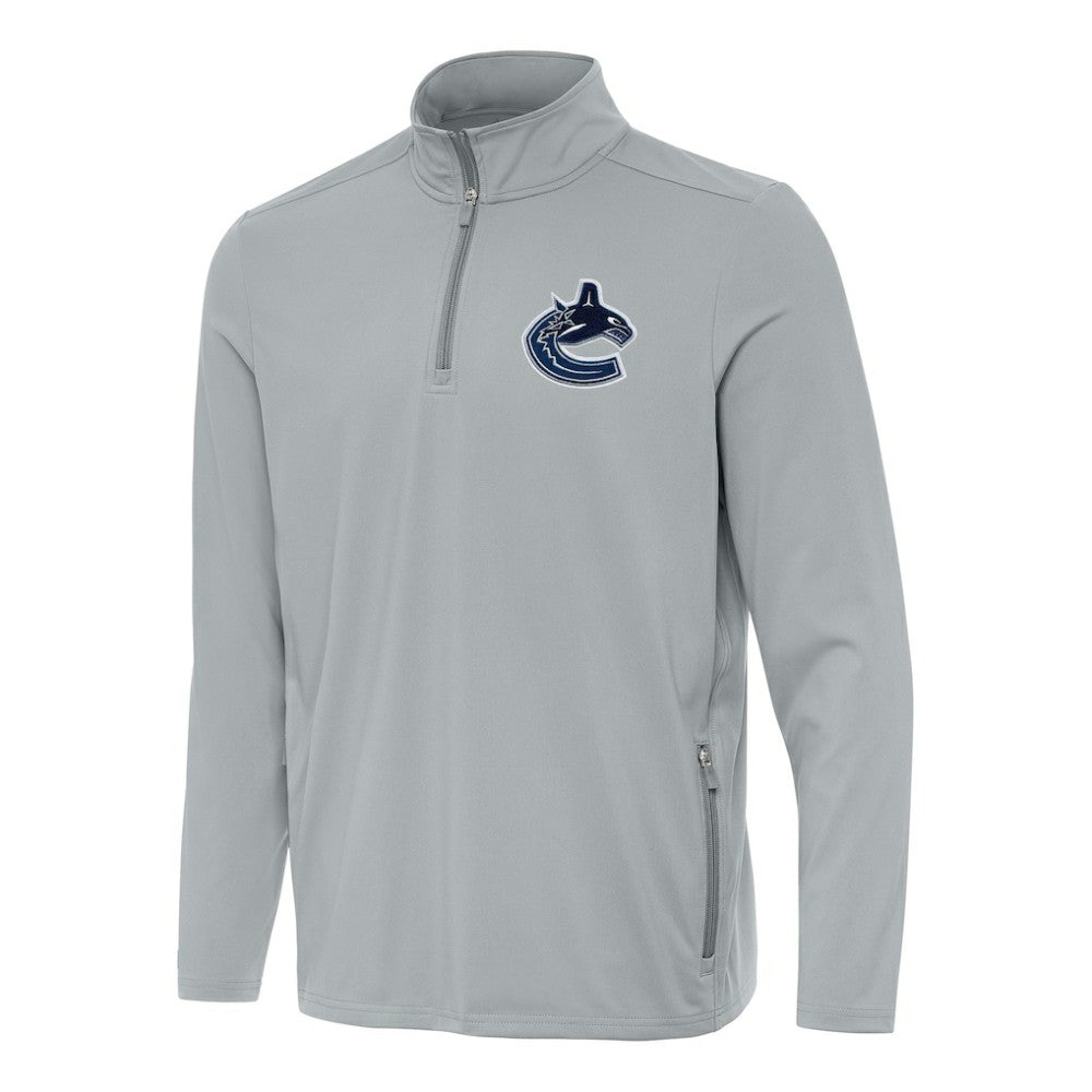 NHL Vancouver Canucks Antigua Perilous Quarter-Zip Sweatshirt