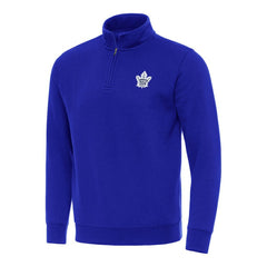 NHL Toronto Maple Leafs Antigua Victory Quarter-Zip Mock Sweatshirt