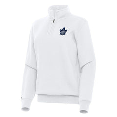 NHL Toronto Maple Leafs Antigua Women's Victory Quarter-Zip Sweatshirt