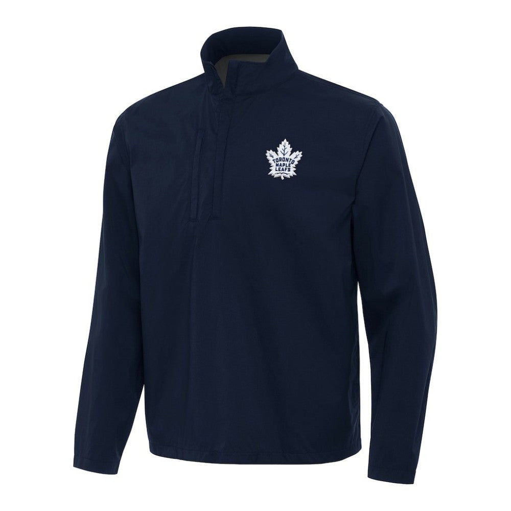 NHL Toronto Maple Leafs Antigua Brisk Quarter-Zip Windbreaker