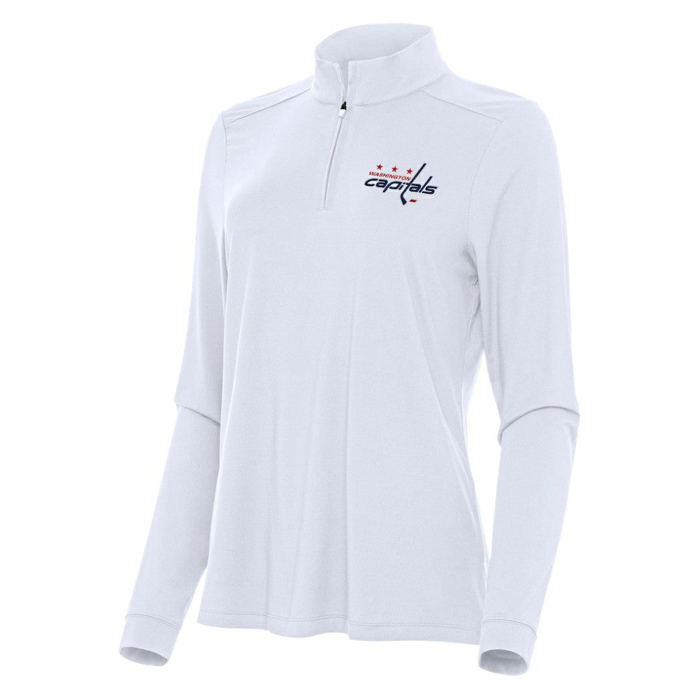 NHL Washington Capitals Antigua Women's Intent Quarter-Zip Top