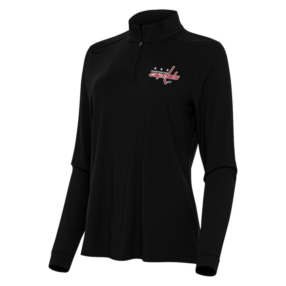 NHL Washington Capitals Antigua Women's Intent Quarter-Zip Top