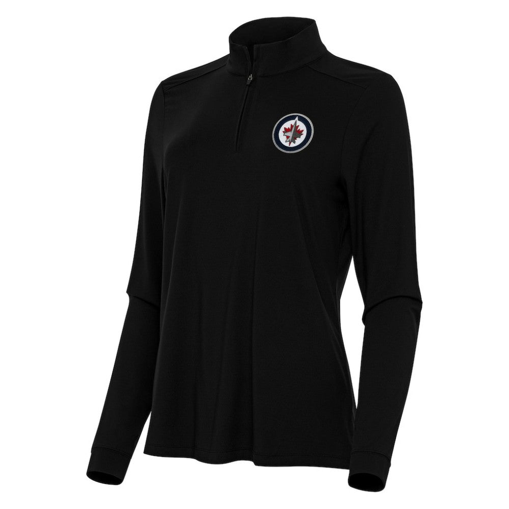 NHL Winnipeg Jets Antigua Women's Intent Quarter-Zip Top
