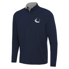NHL Vancouver Canucks Antigua Content Quarter-Zip Pullover Top
