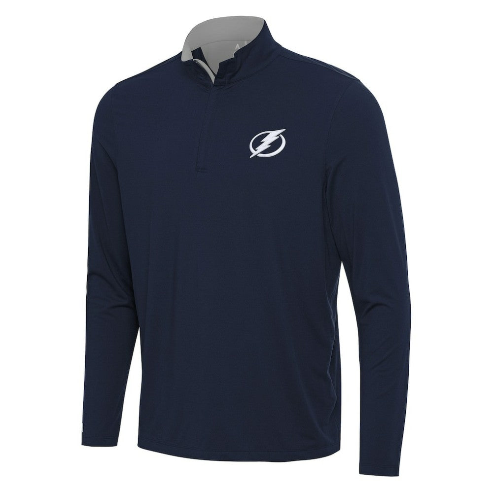 NHL Tampa Bay Lightning Antigua Content Quarter-Zip Pullover Top