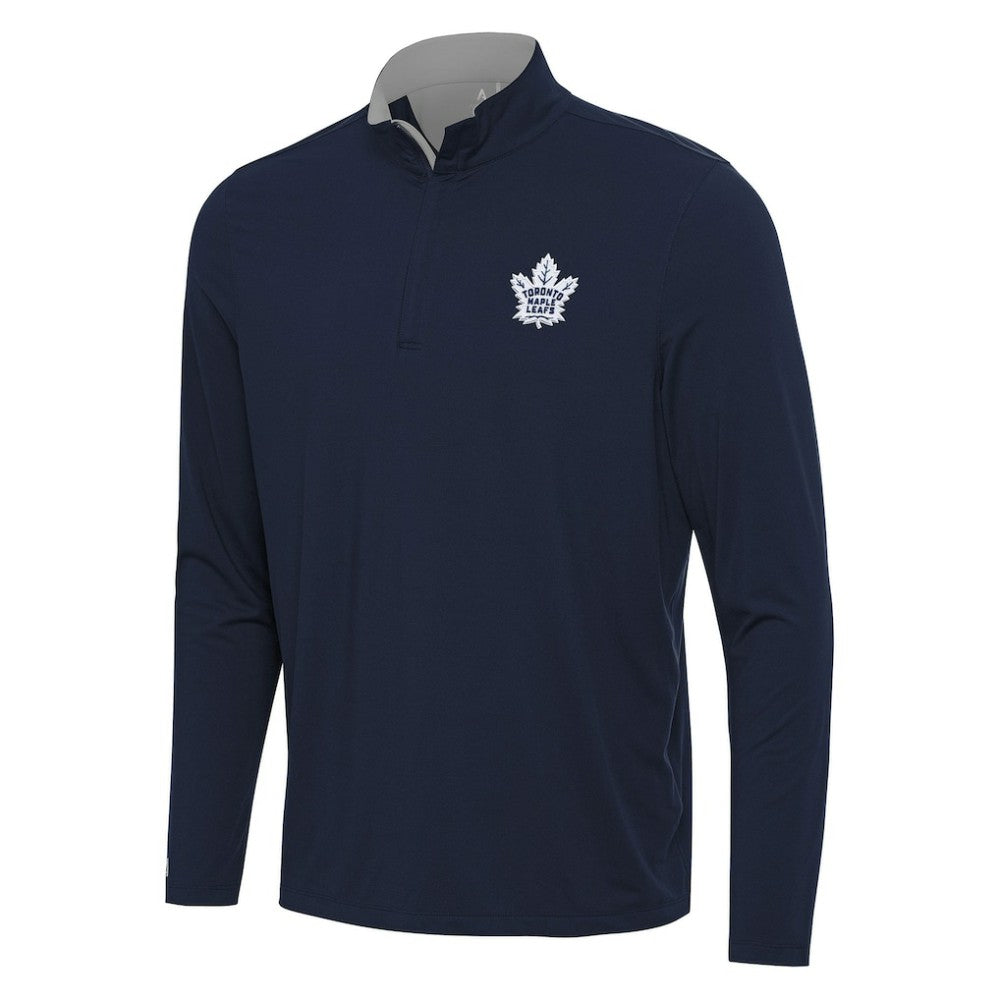 NHL Toronto Maple Leafs Antigua Content Quarter-Zip Pullover Top
