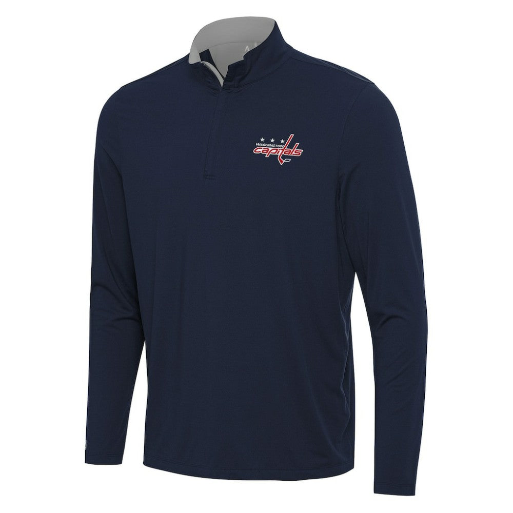 NHL Washington Capitals Antigua Content Quarter-Zip Pullover Top