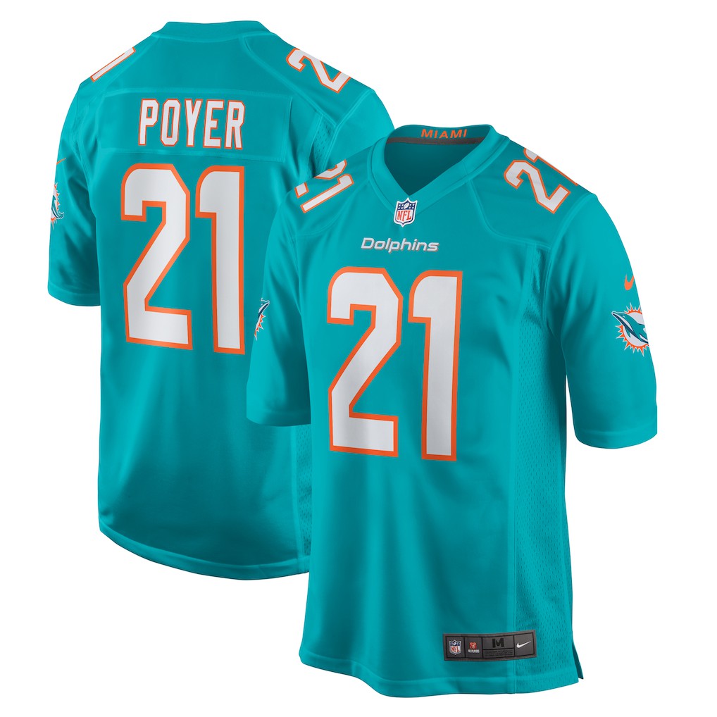 Jordan Poyer  Game Jersey - Miami Dolphins Jerseys