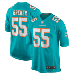 Aaron Brewer  Game Jersey - Miami Dolphins Jerseys