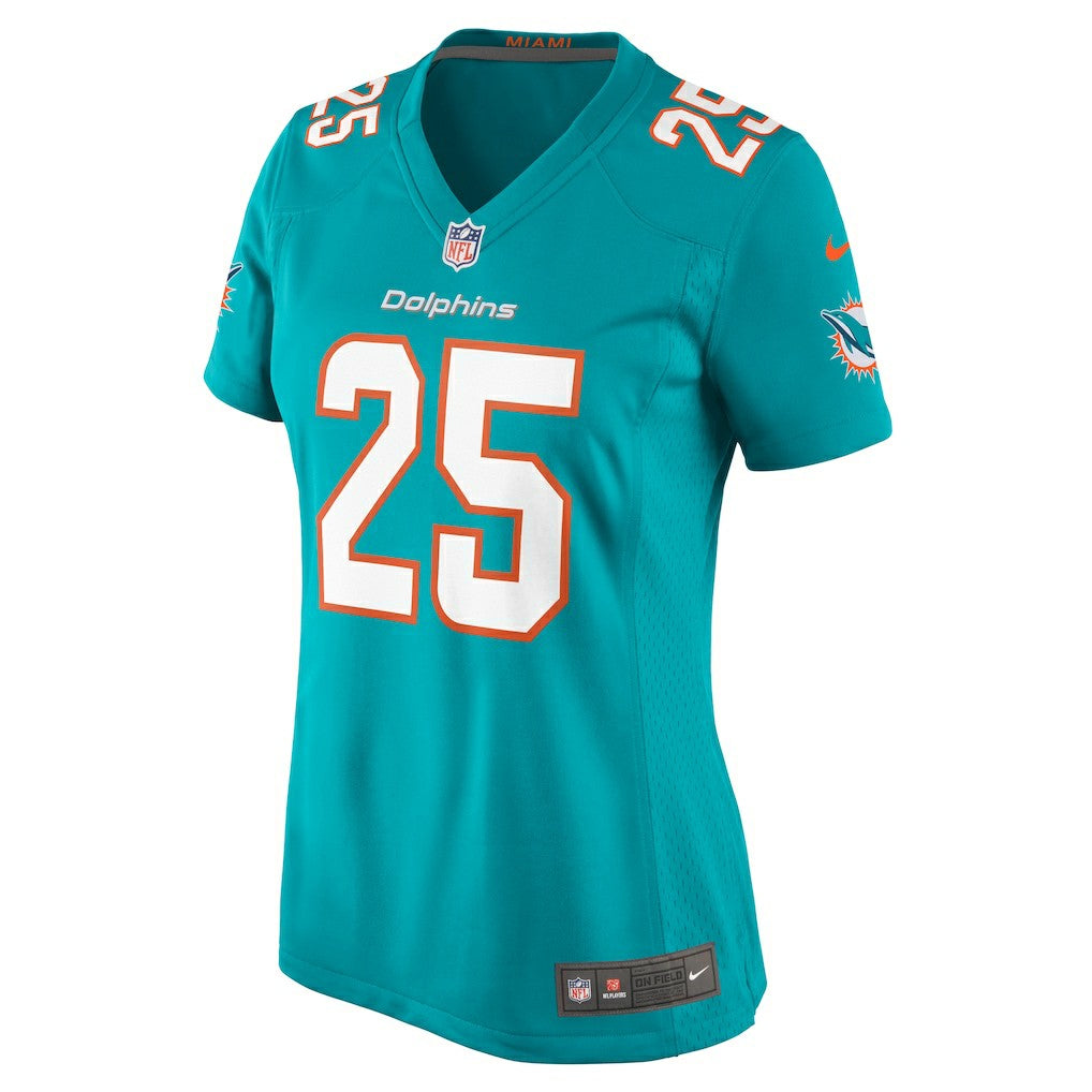 Jaylen Wright  Women's Game Jersey - Miami Dolphins Jerseys