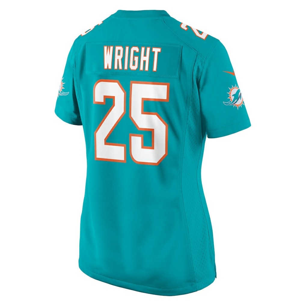 Jaylen Wright  Women's Game Jersey - Miami Dolphins Jerseys