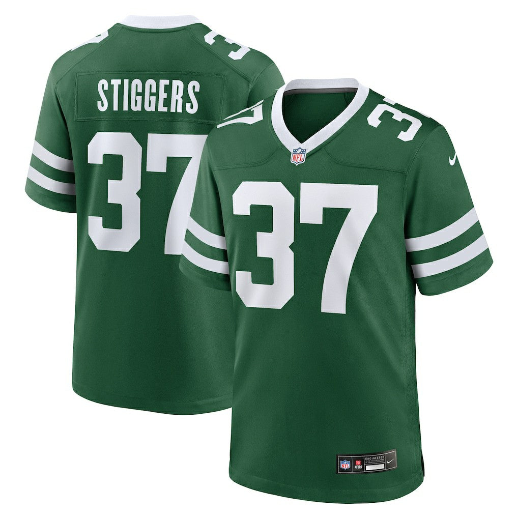 Qwan'tez Stiggers  Team Game Jersey - New York Jets Jerseys