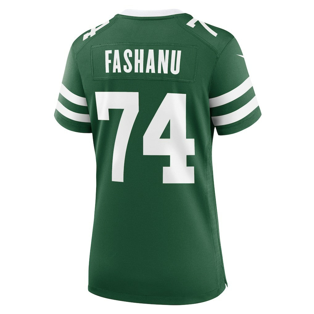 Olu Fashanu  Women's Game Jersey - New York Jets Jerseys