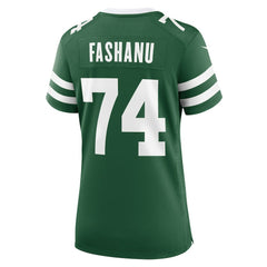 Olu Fashanu  Women's Game Jersey - New York Jets Jerseys
