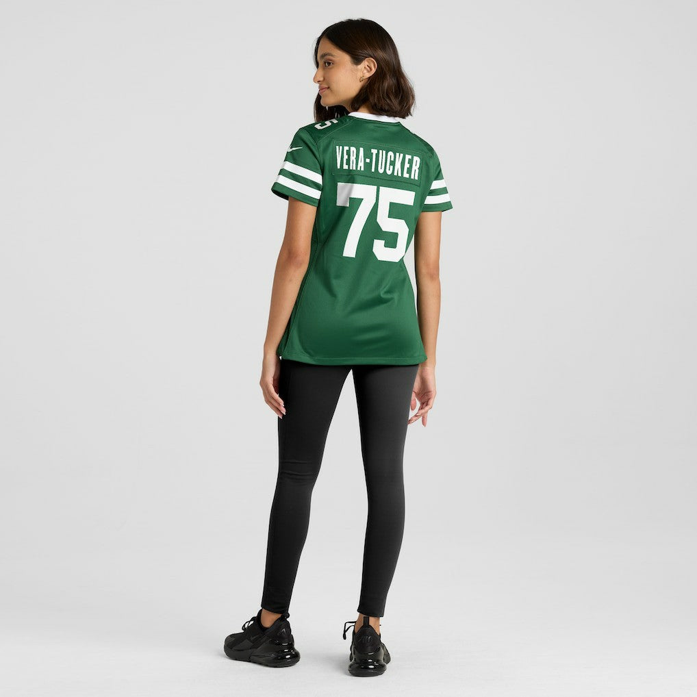 Alijah Vera-Tucker  Women's Game Jersey - New York Jets Jerseys