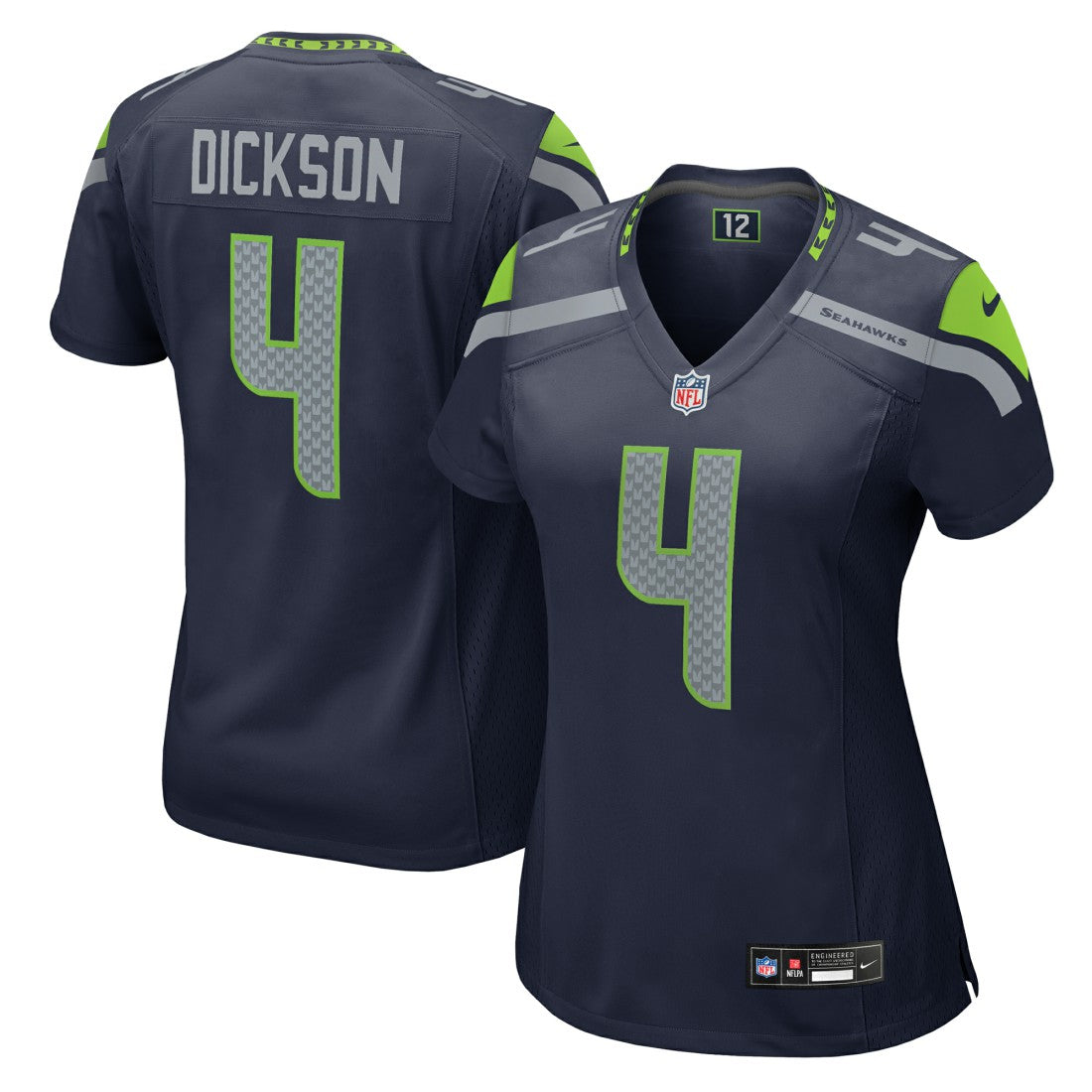 Michael Dickson  Women's Team Game Jersey - Seattle Seahawks Jerseys