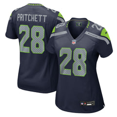 Nehemiah Pritchett  Women's Team Game Jersey - Seattle Seahawks Jerseys