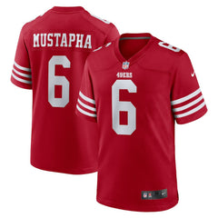 Malik Mustapha  Game Jersey - San Francisco 49ers Jerseys