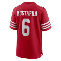 Malik Mustapha  Game Jersey - San Francisco 49ers Jerseys
