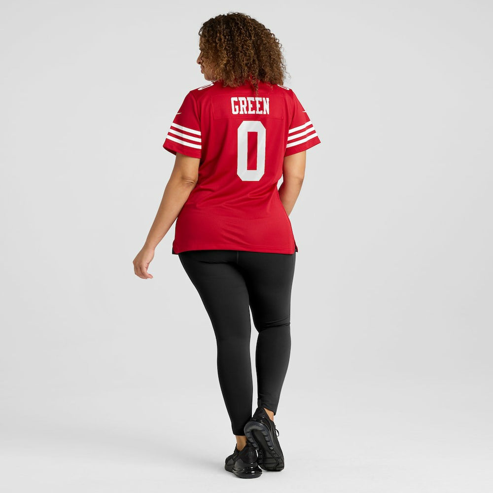Renardo Green  Women's Team Game Jersey - San Francisco 49ers Jerseys