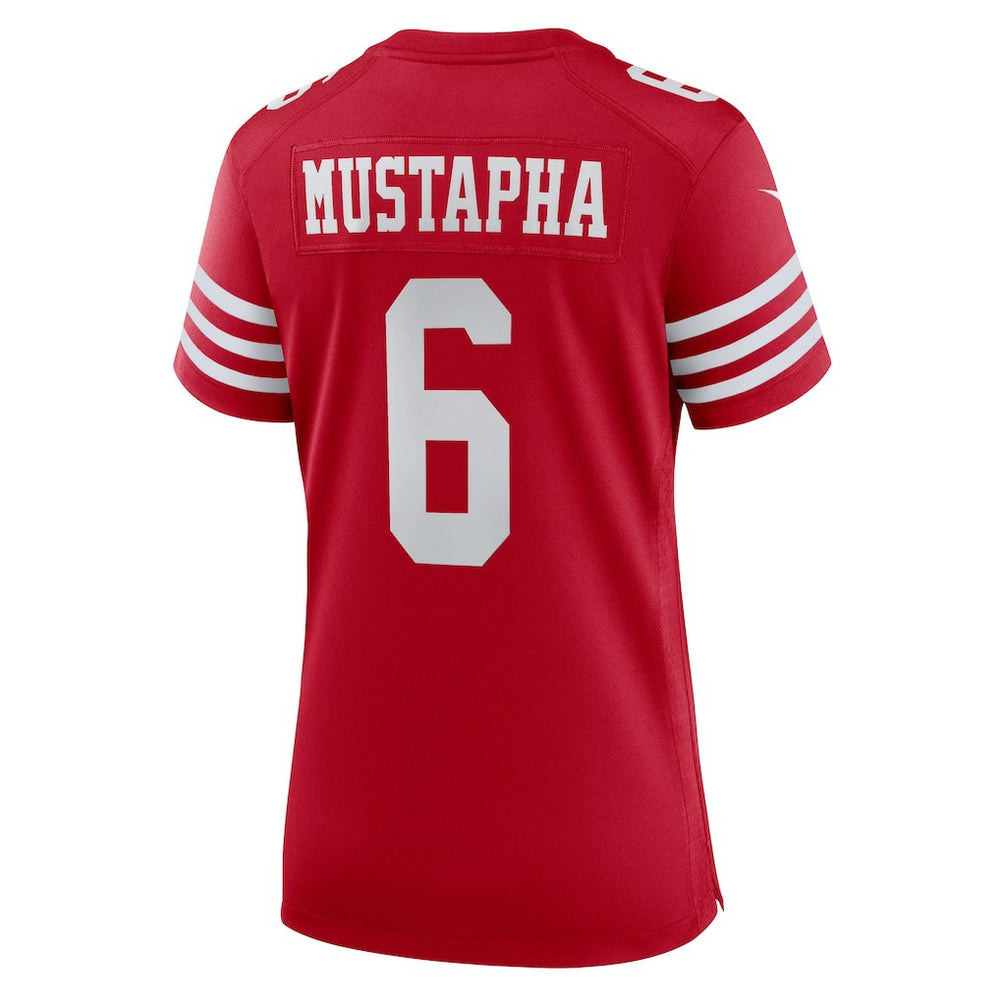 Malik Mustapha  Women's Team Game Jersey - San Francisco 49ers Jerseys