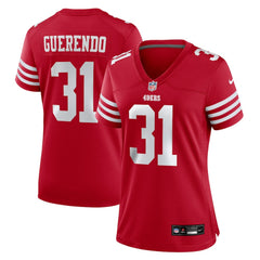 Isaac Guerendo  Women's Team Game Jersey - San Francisco 49ers Jerseys