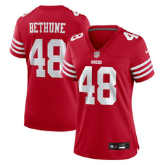 Tatum Bethune  Women's Team Game Jersey - San Francisco 49ers Jerseys